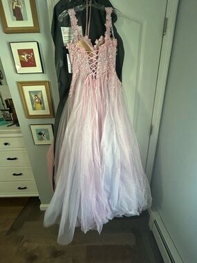 Ellie Wild cotton candy prom dress NWT